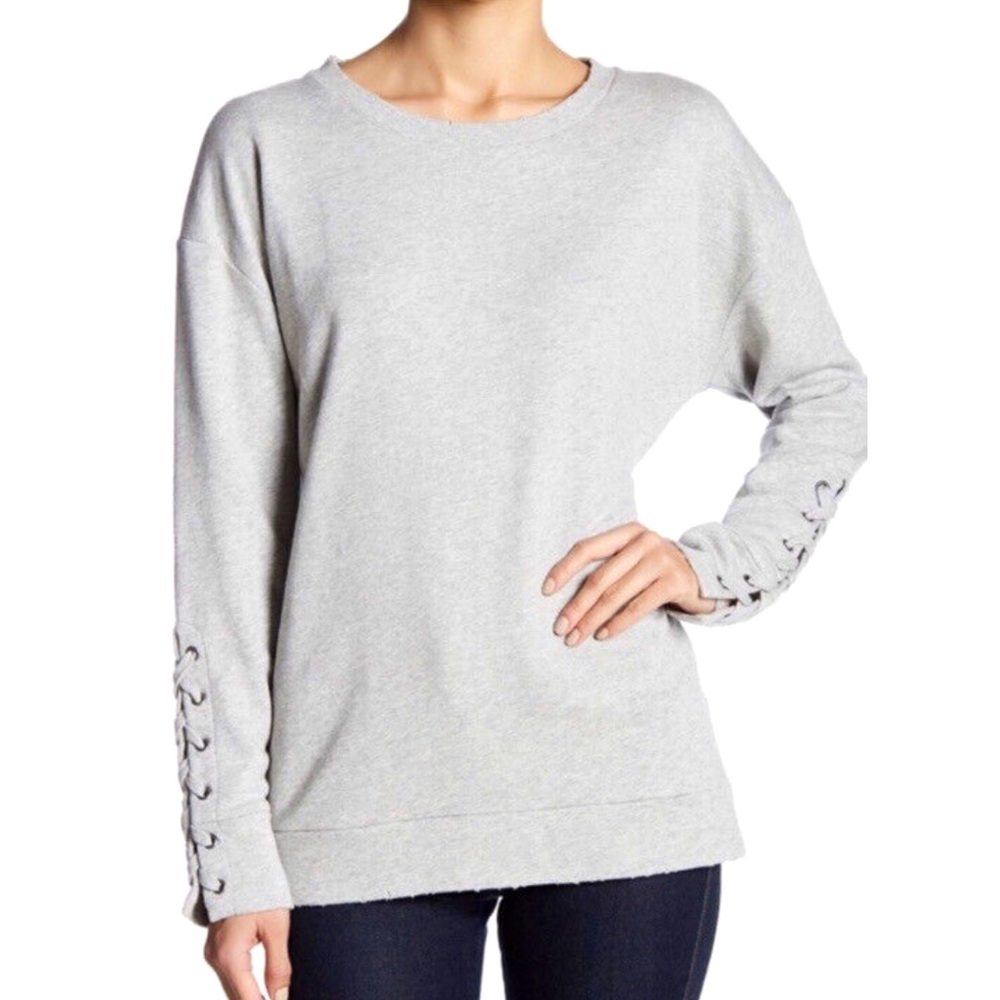 Joe's French Terry Lace-Up Sweatshirt